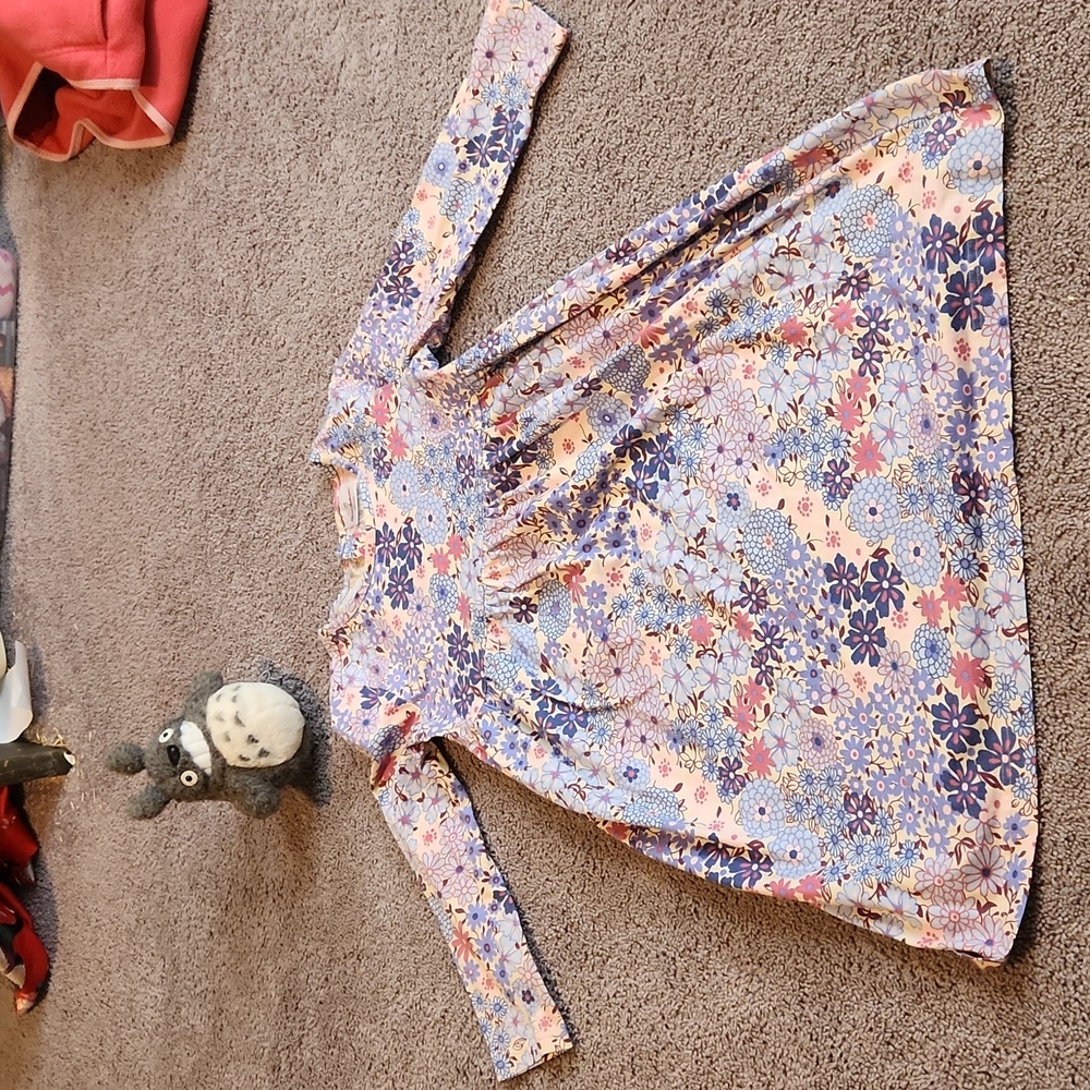 Hanna Andersson Long Sleeve floral dress 👗 😍